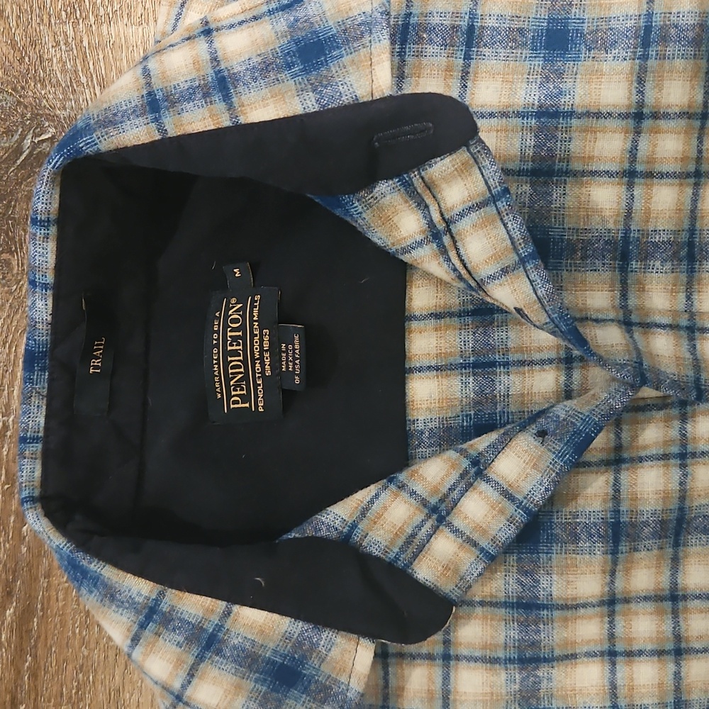 Pendleton Mens 100% Wool Trail Shirt - Picture 2 of 10